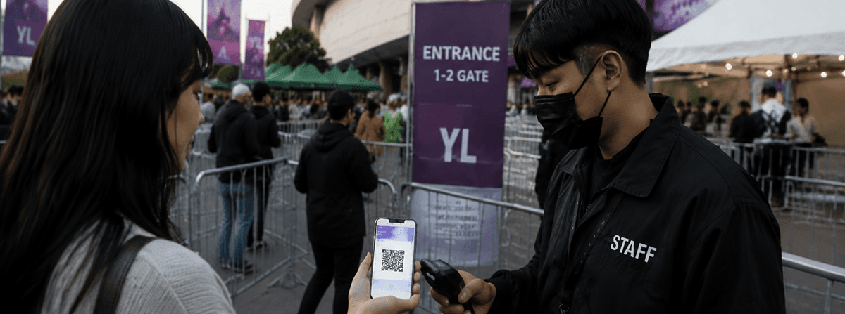YL Seoul QR Code Ticketing & Entry System